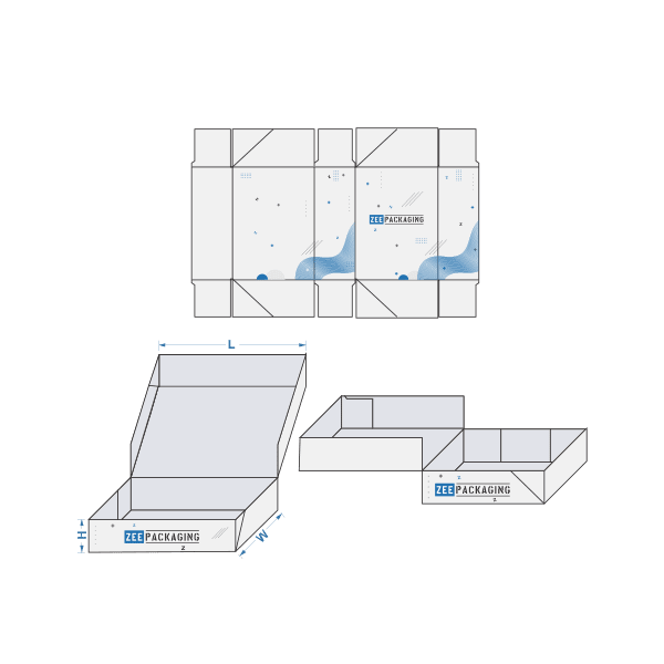 Four Corner Tray with Lid Boxes Bulk Supplier