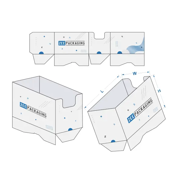 Custom Printed Auto Bottom Tray Packaging Bulk Supplier