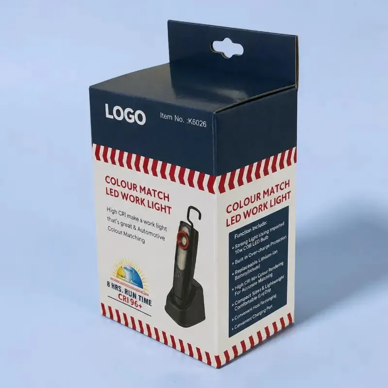 Custom Printed Auto Light Packaging Boxes Bulk Supplier