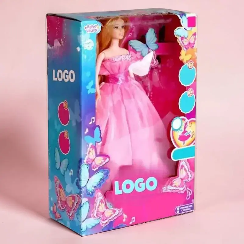 Custom Printed Barbie Doll Packaging Boxes Bulk Supplier