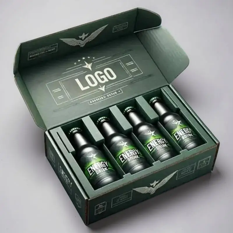 Custom Printed Beverages Packaging Boxes Bulk Supplier