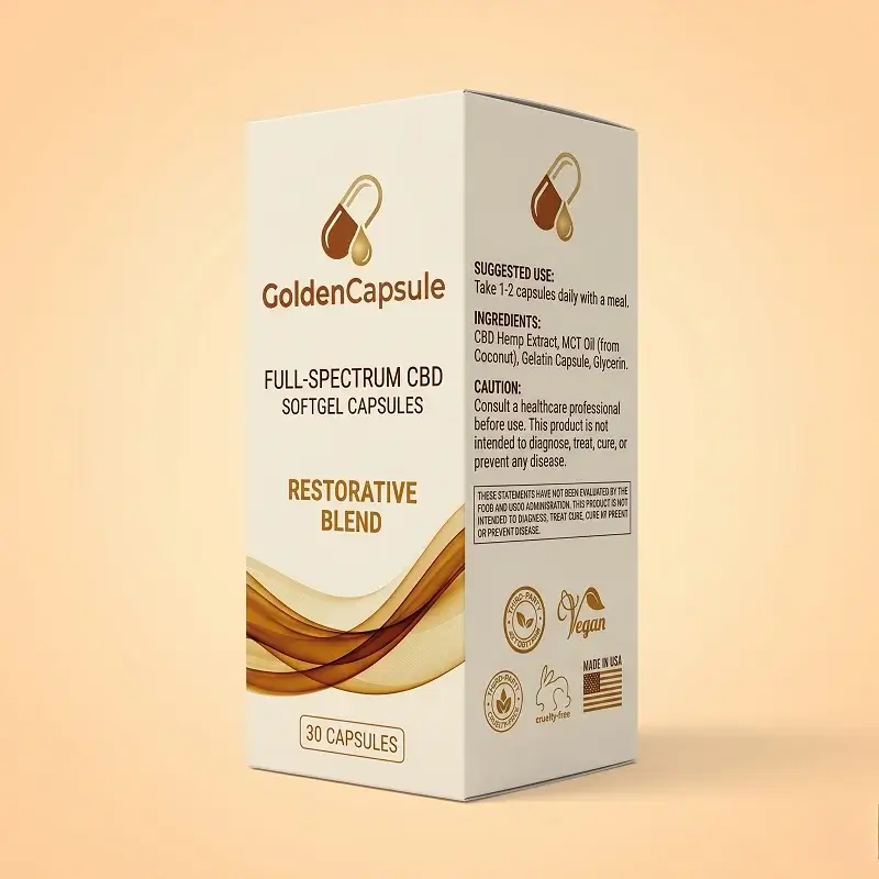 CBD Capsule Boxes Wholesale Manufacturer