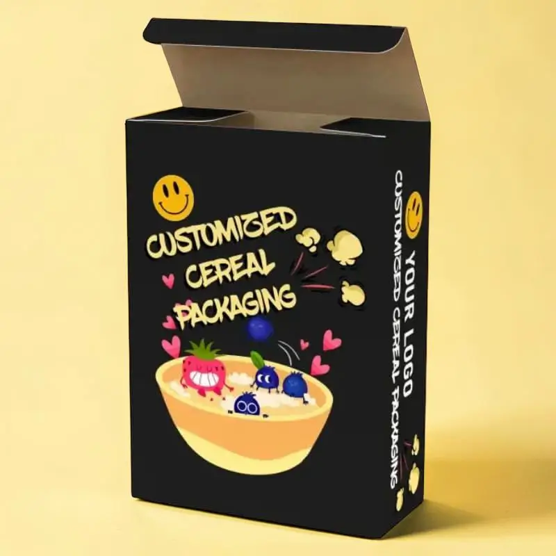 Custom Printed Cereal Packaging Boxes Bulk Supplier