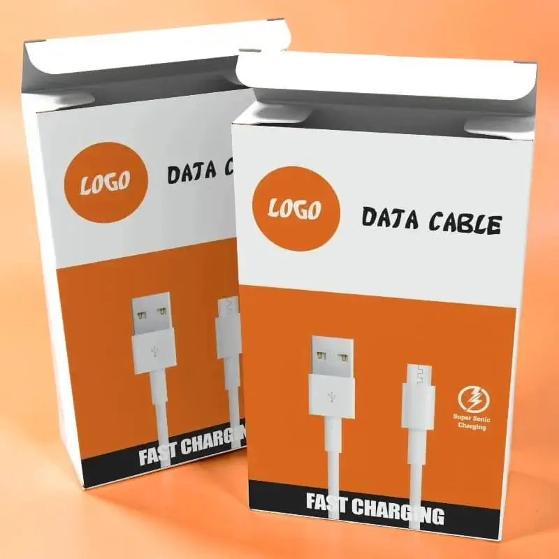 Custom Printed Charger Packaging Boxes Bulk Supplier