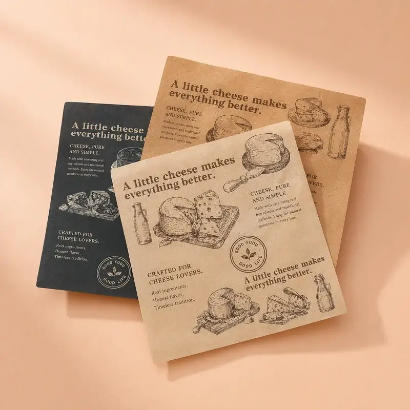 Custom Printed Cheeze Paper Bulk Supplier