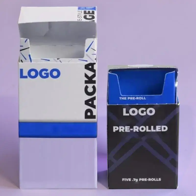 Custom Printed Cannabis Cigarette Packaging Boxes Bulk Supplier