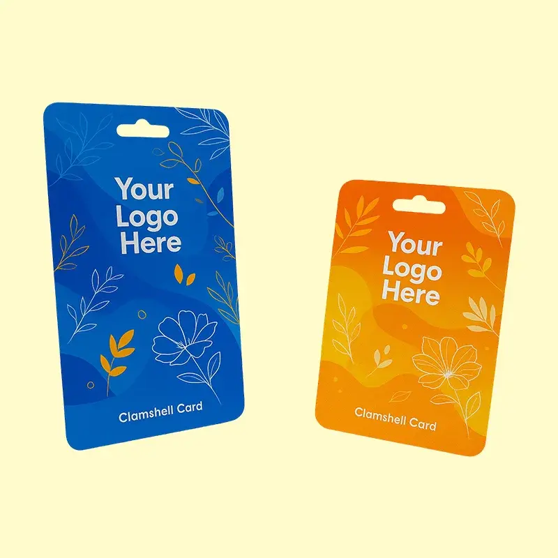 Clamshell Cards