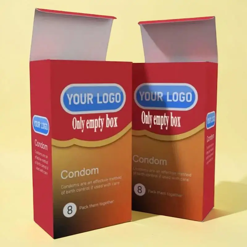 Custom Printed Condom Packaging Boxes Bulk Supplier