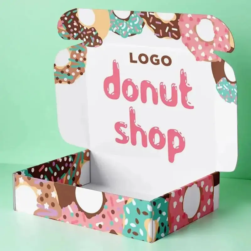 Custom Printed Donut Packaging Boxes Bulk Supplier