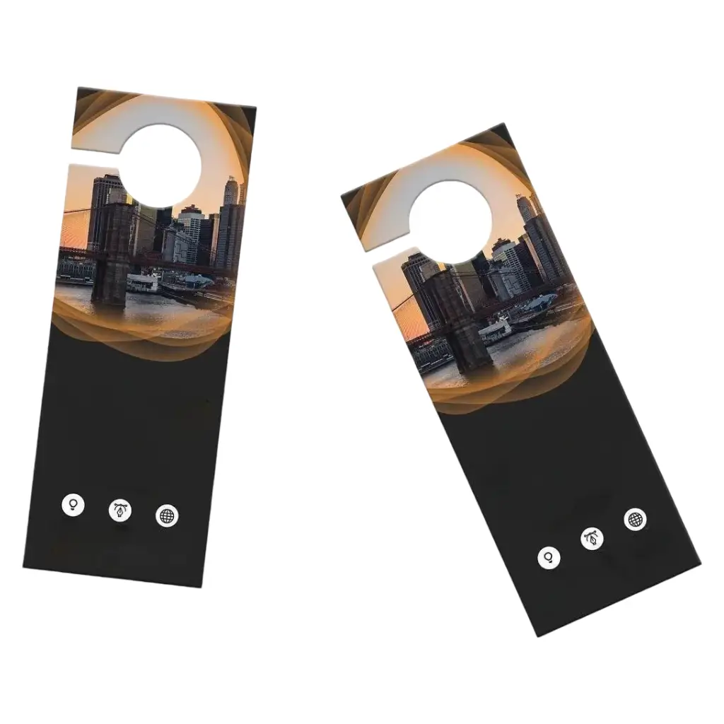 Custom Printed Door Hangers Packaging Boxes Bulk Supplier