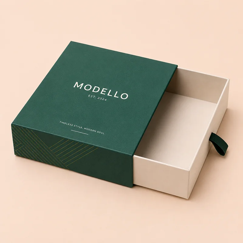 Custom Printed Drawer Style Packaging Boxes Bulk Supplier