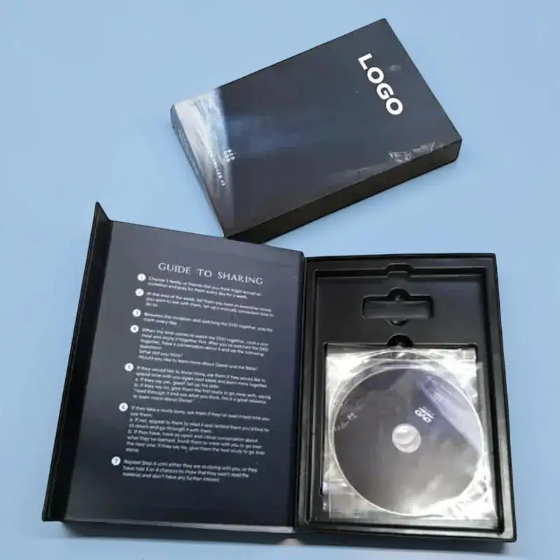 Custom Printed DVD Packaging Boxes Bulk Supplier