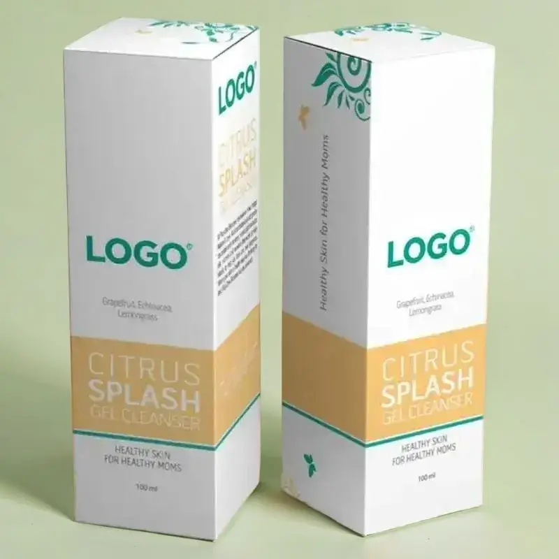 Custom Printed Face Wash Packaging Boxes Bulk Supplier