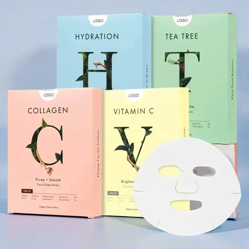 Custom Printed Skincare Facial Mask Packaging Boxes Bulk Supplier