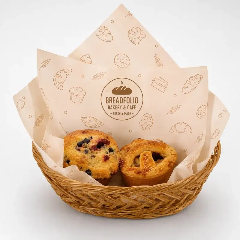 Custom Printed Food Basket Liners Bulk Supplier