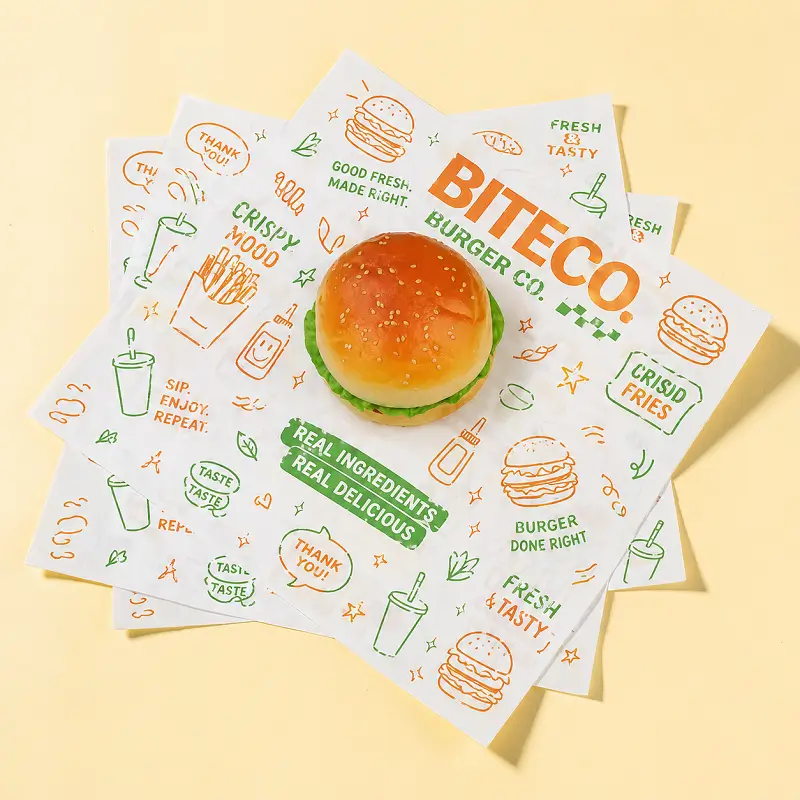 Custom Printed Food Wrapping Paper Wholesale Manufacturer