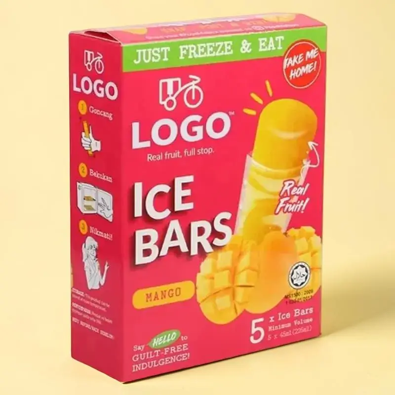 Custom Printed Frozen Food Packaging Boxes Bulk Supplier