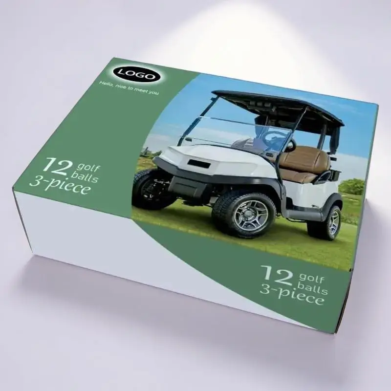 Custom Printed Golf Ball Packaging Boxes Bulk Supplier