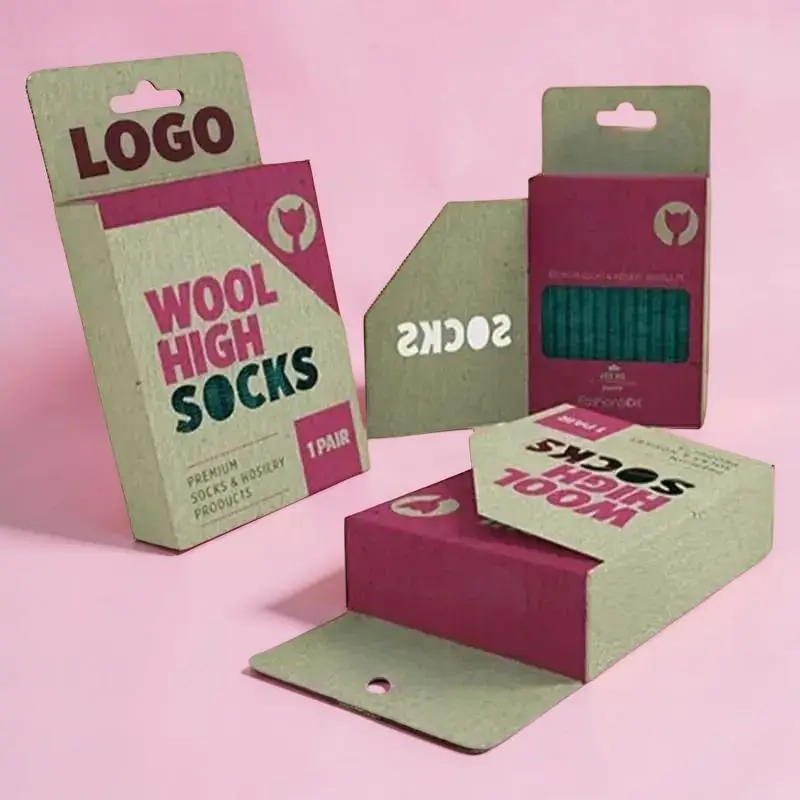 Custom Printed Hosiery Packaging Boxes Bulk Supplier
