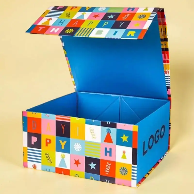 Custom Printed Magnetic Closure Gift Packaging Boxes Bulk Supplier