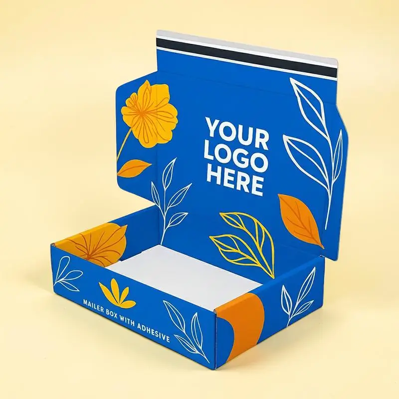 Mailer Box with Adhesive