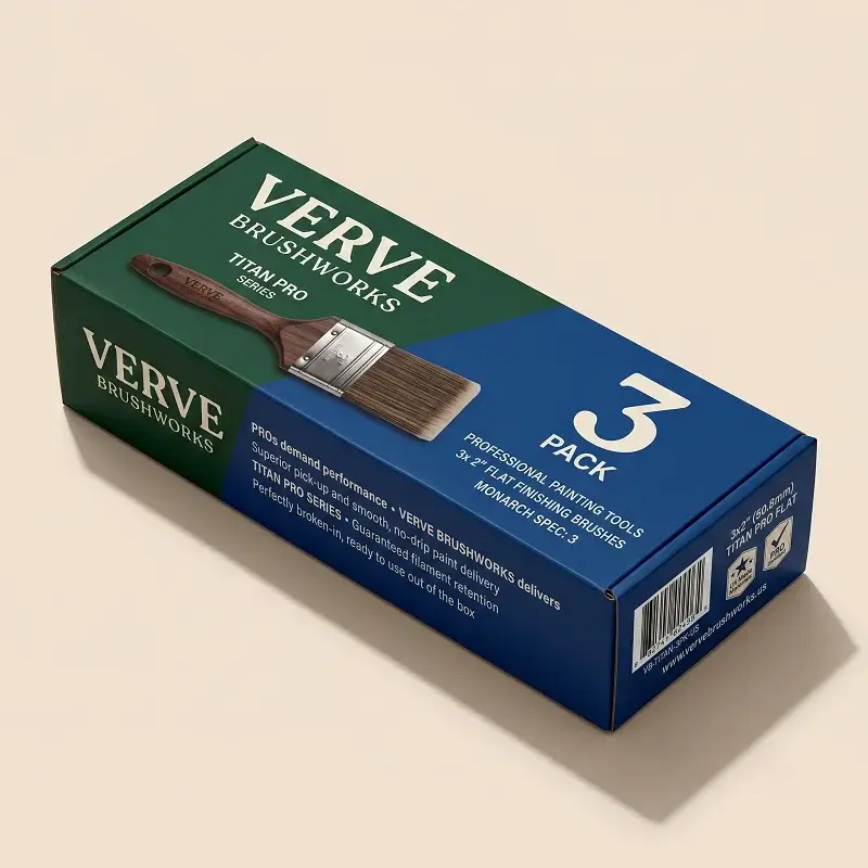Custom Printed Paint Brush Packaging Boxes Bulk Supplier