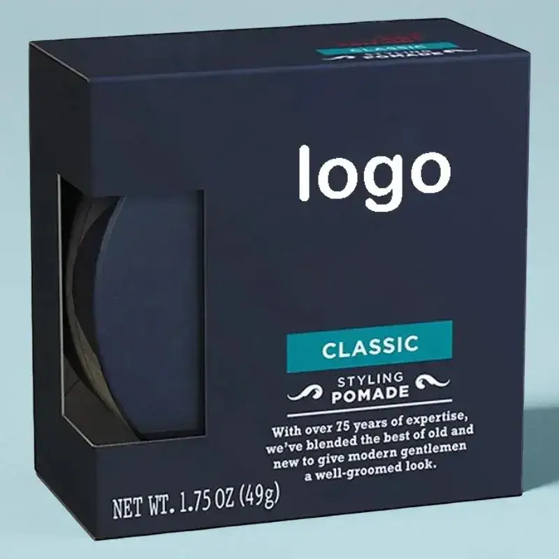 Custom Printed Pomade Packaging Boxes Bulk Supplier