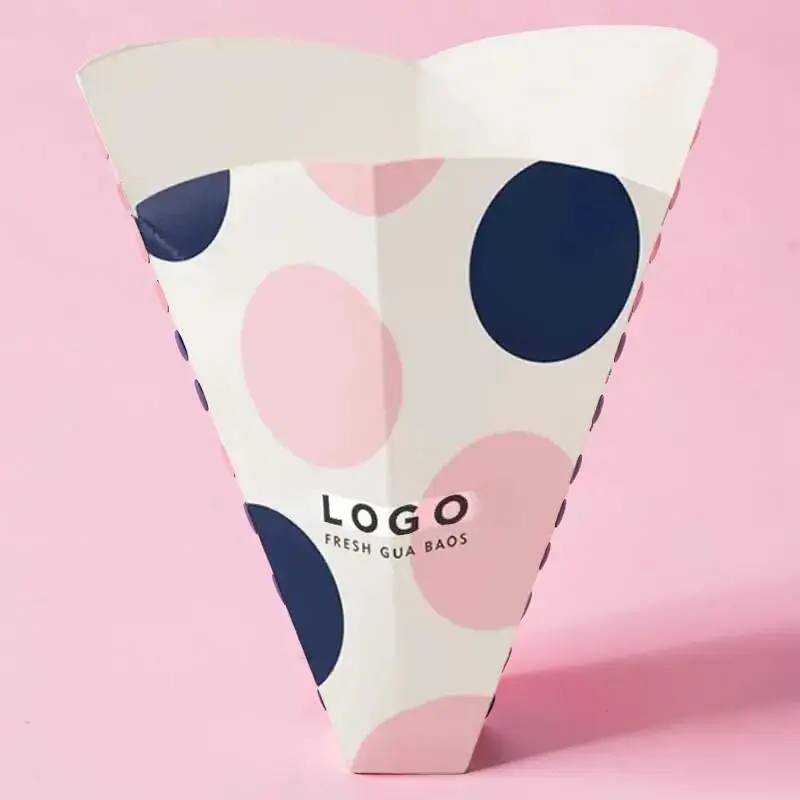 Custom Printed Popcorn Paper Cones Packaging Bulk Supplier