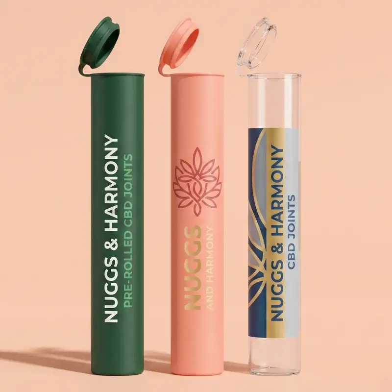 Custom Printed Pre Roll Tubes Packaging Bulk Supplier