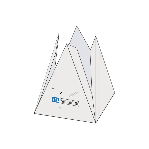 Custom Printed Pyramid Packaging Boxes Bulk Supplier