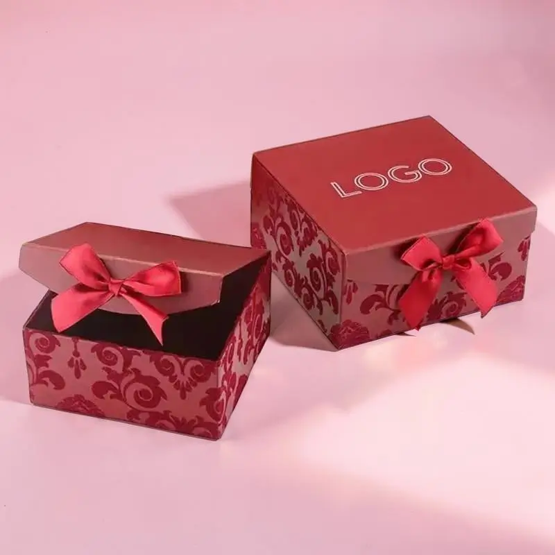 Red Gift Packaging Boxes Bulk Supplier