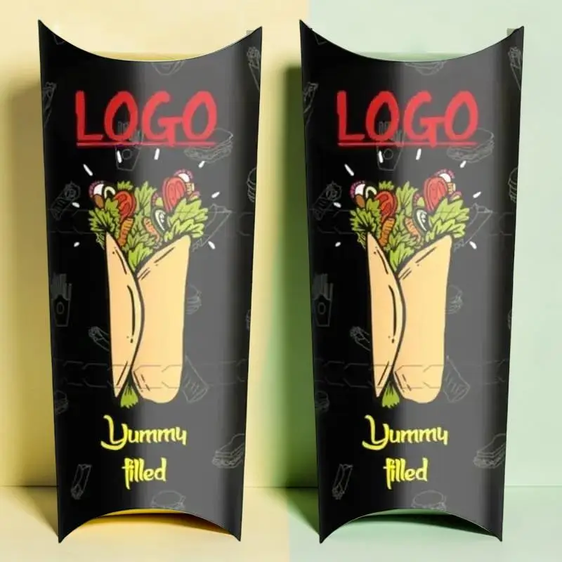 Custom Printed Shawarma Packaging Boxes Bulk Supplier
