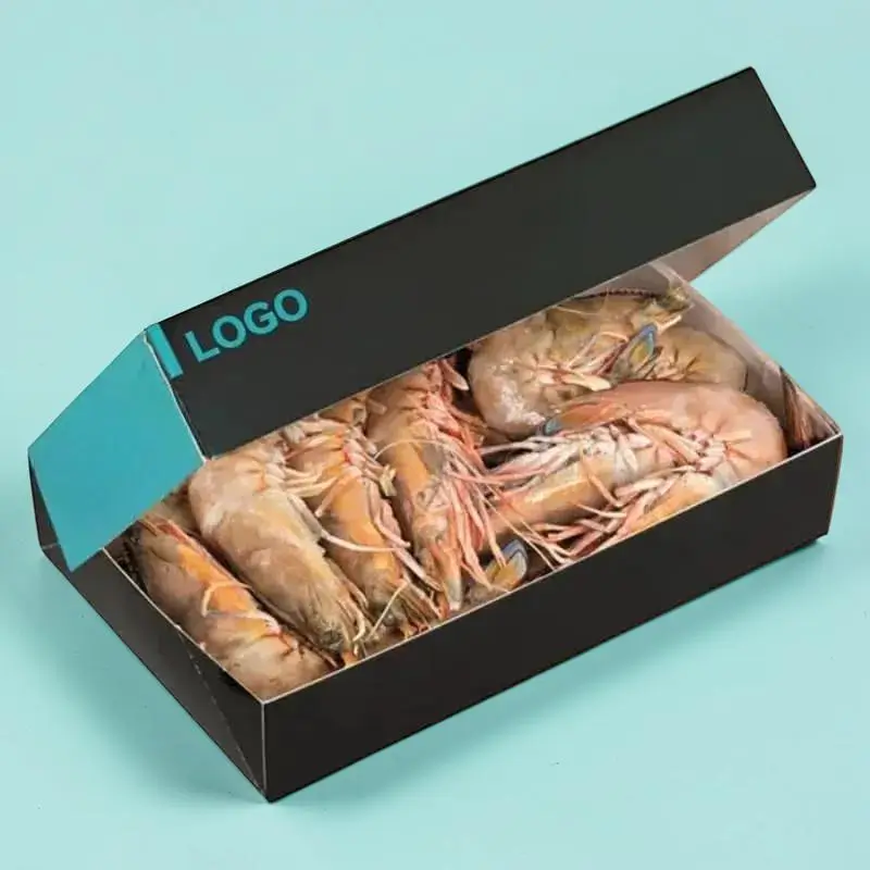 Custom Printed Shrimp Packaging Boxes Bulk Supplier
