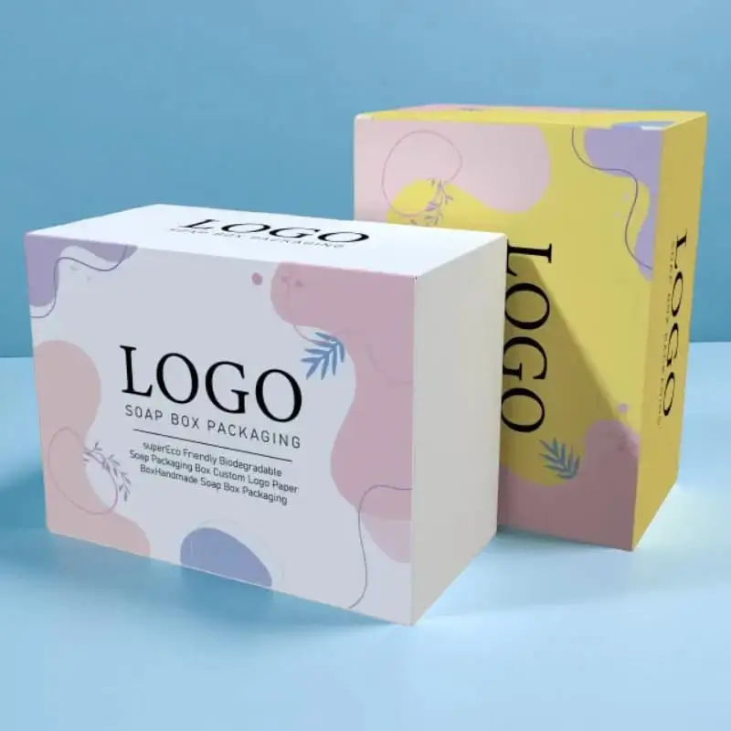 Custom Printed Soap Wrapping Paper Packaging Boxes Wholesale Manufacturer