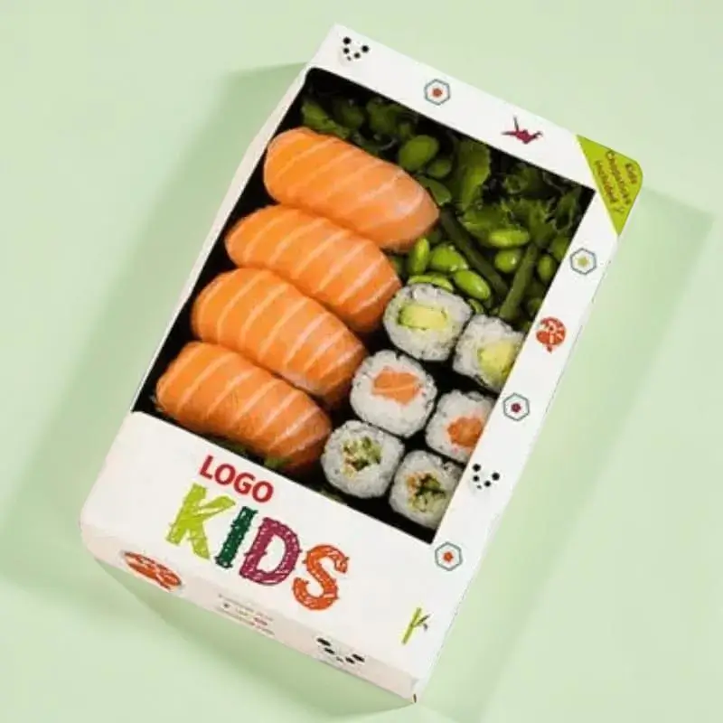 Custom Printed Sushi Packaging Boxes Bulk Supplier