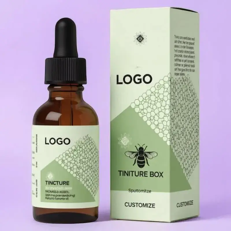 Custom Printed Tincture Packaging Boxes Bulk Supplier