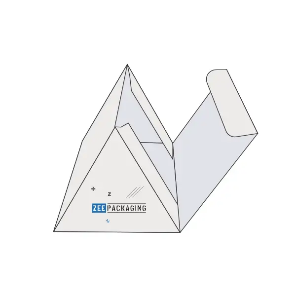 Custom Printed Triangle Packaging Boxes Bulk Supplier