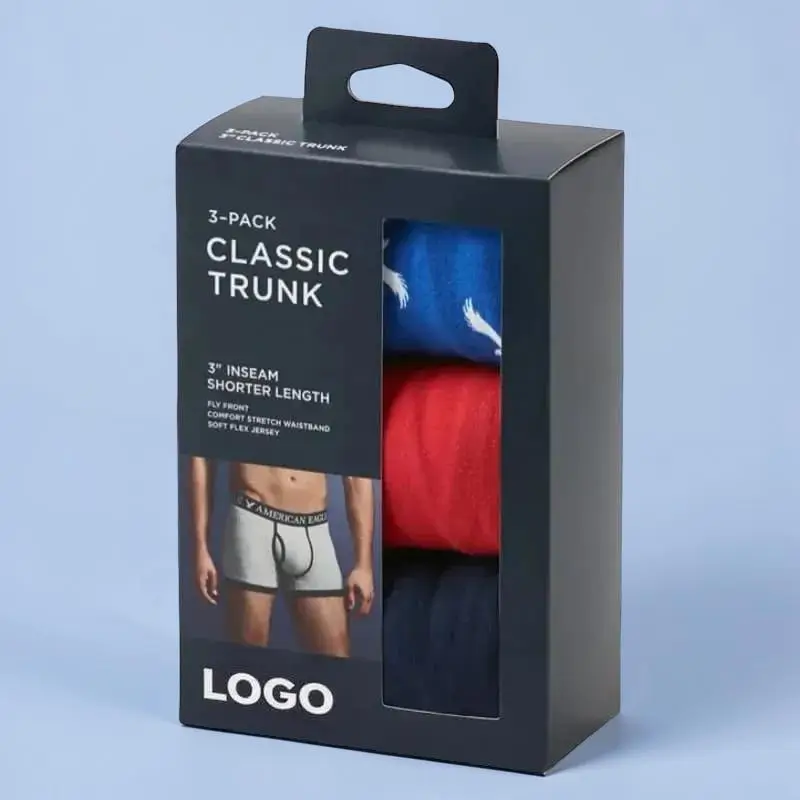 Custom Printed Underwear Packaging Boxes Bulk Supplier