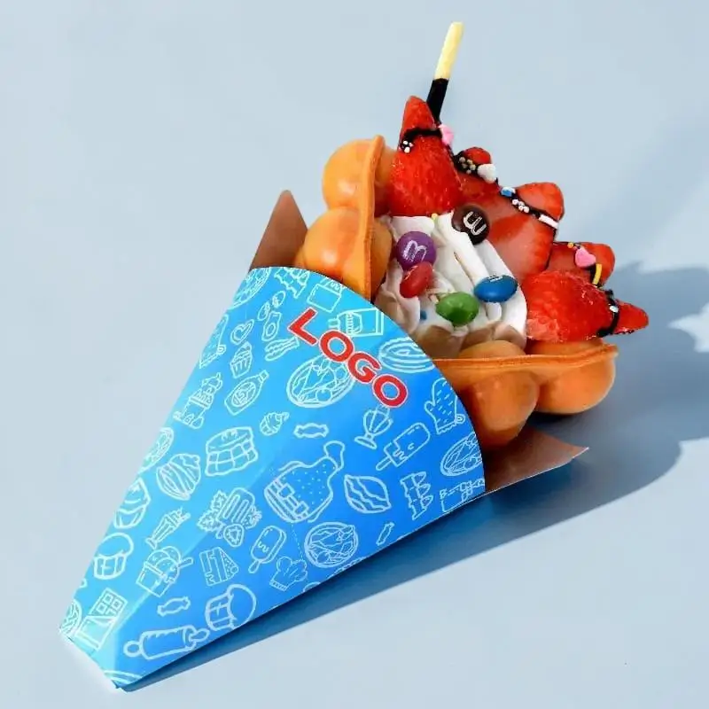 Waffle Ice Cream Paper Cones Bulk Supplier