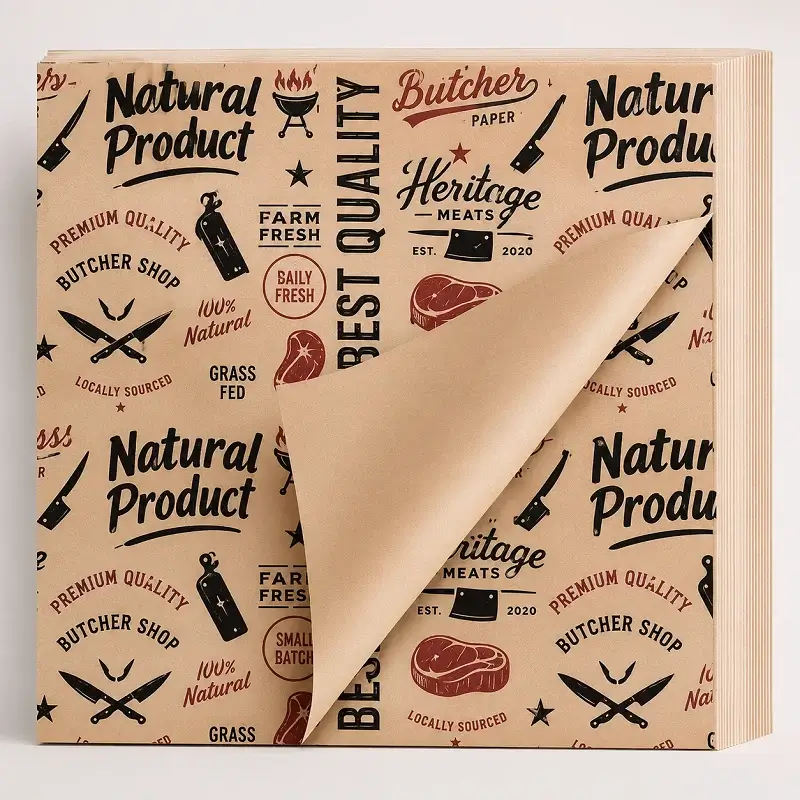 Custom Printed Wax Paper Bulk Supplier