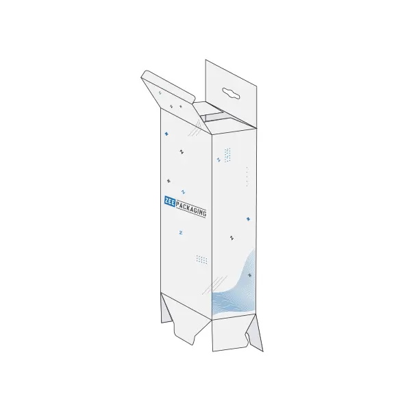 Custom Printed Five Panel Hanger Packaging Boxes Wholesale Manufacturer