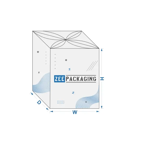 Custom Printed Flower Shaped Top Closure Packaging Bulk Supplier