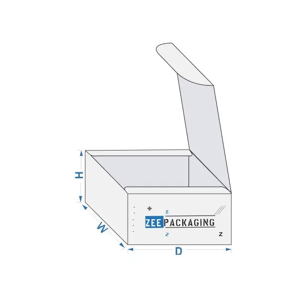 Custom Printed 4 Corner with Display Lid Packaging Boxes Bulk Supplier