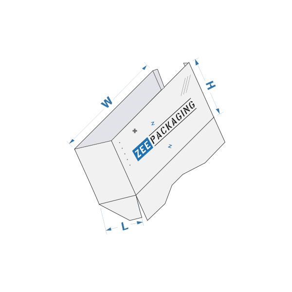 Custom Printed Front Cut Out Display Tray Packaging Bulk Supplier