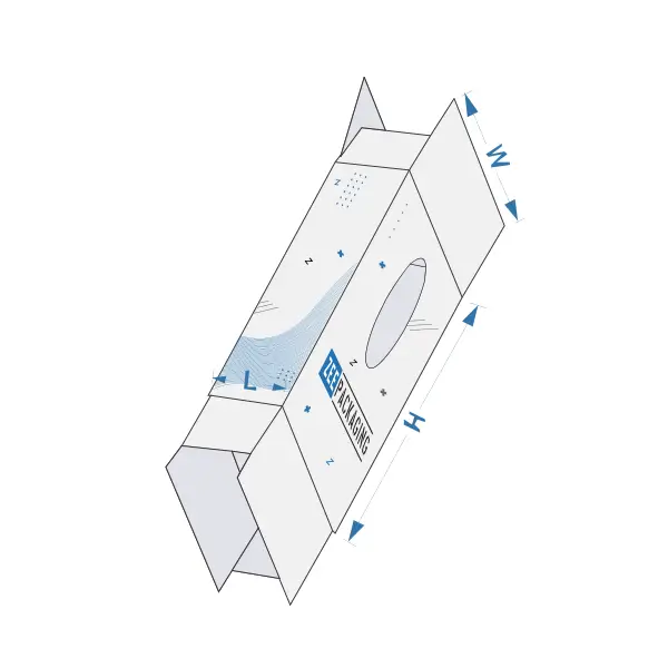 Custom Printed Seal End with Perforated Top Packaging Bulk Supplier
