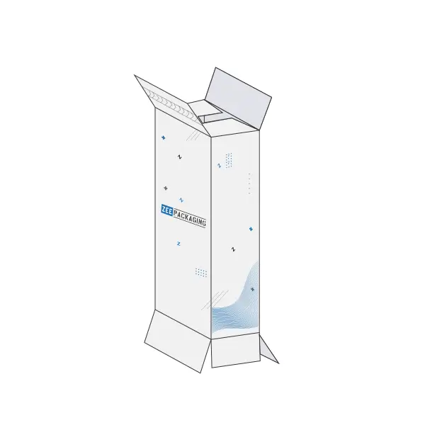 Custom Printed Seal End Tear Open and Lock Packaging Boxes Wholesale Manufacturer