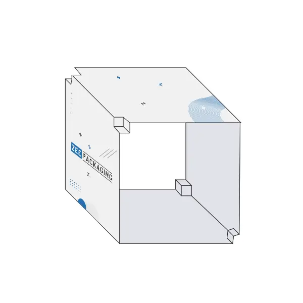 Custom Printed Sleeve with Product Retainers Packaging Wholesale Manufacturer
