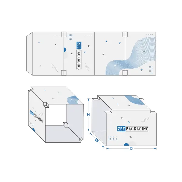 Custom Printed Sleeve with Product Retainers Packaging Bulk Supplier