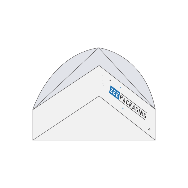 Custom Printed Triangular Tray Lid Packaging Boxes Wholesale Manufacturer